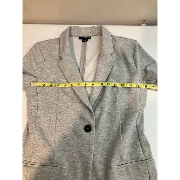 Metaphor Elegant Light Gray Cotton Blazer - Picture 4 of 6